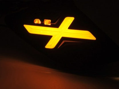 INDICATORE POSTERIORE CROMATA LED adatta per VESPA GTS / GTV 300cc