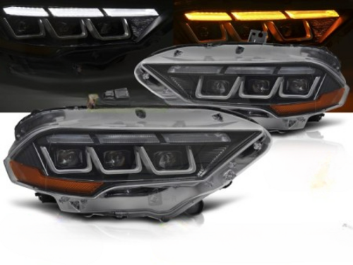 💕FARI ANTERIORI NERI adatto per FORD MUSTANG 18-21💕