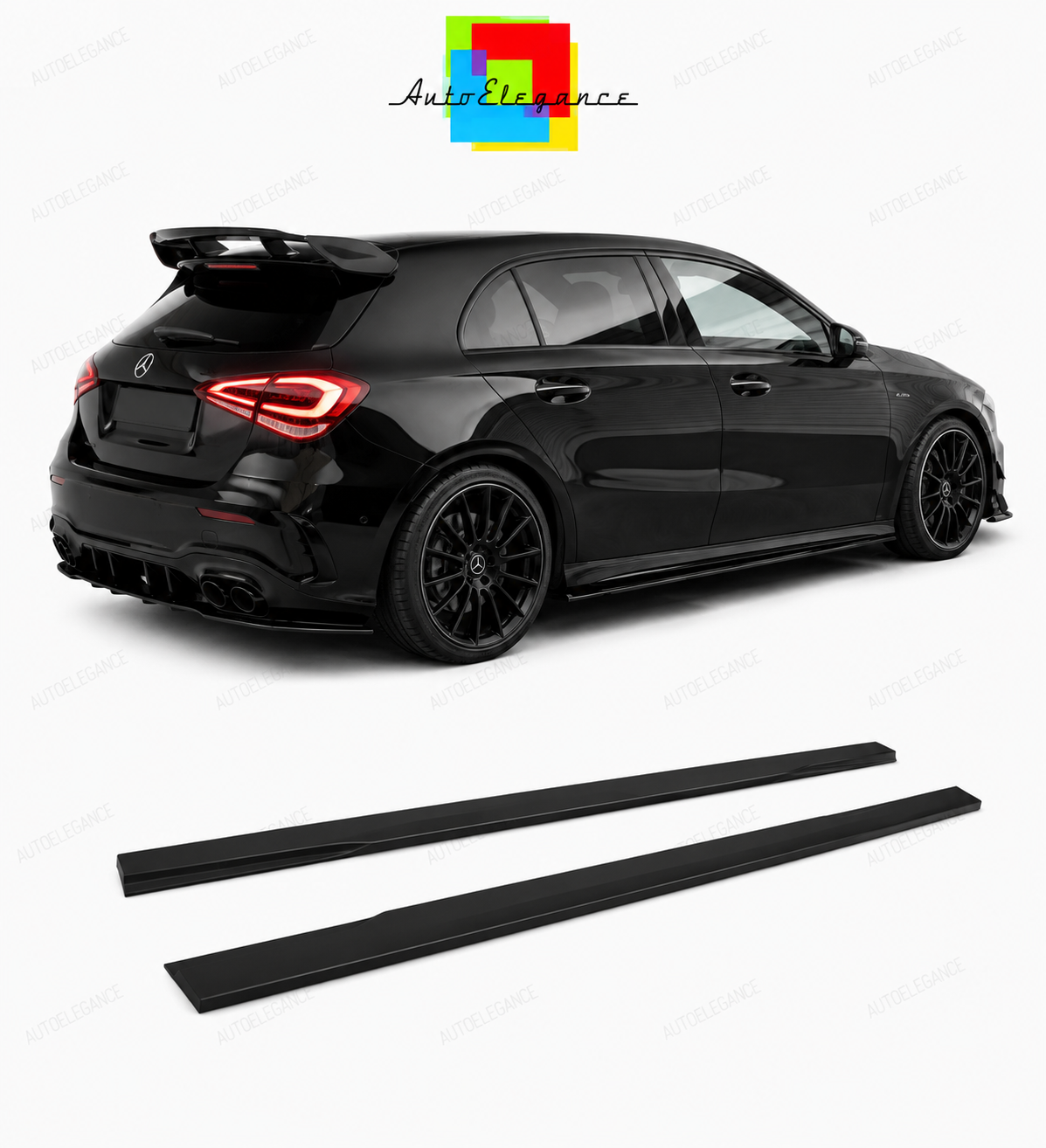 💕SOTTO  MINIGONNE MERCEDES CLASSE A W177 18-22 LOOK AMG A35💕