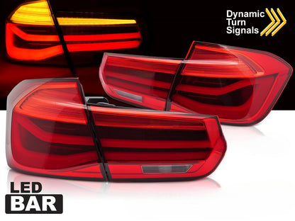 💫ART.6803 Fanale posteriore LED rosso adatto per BMW F30 2011-2018💫