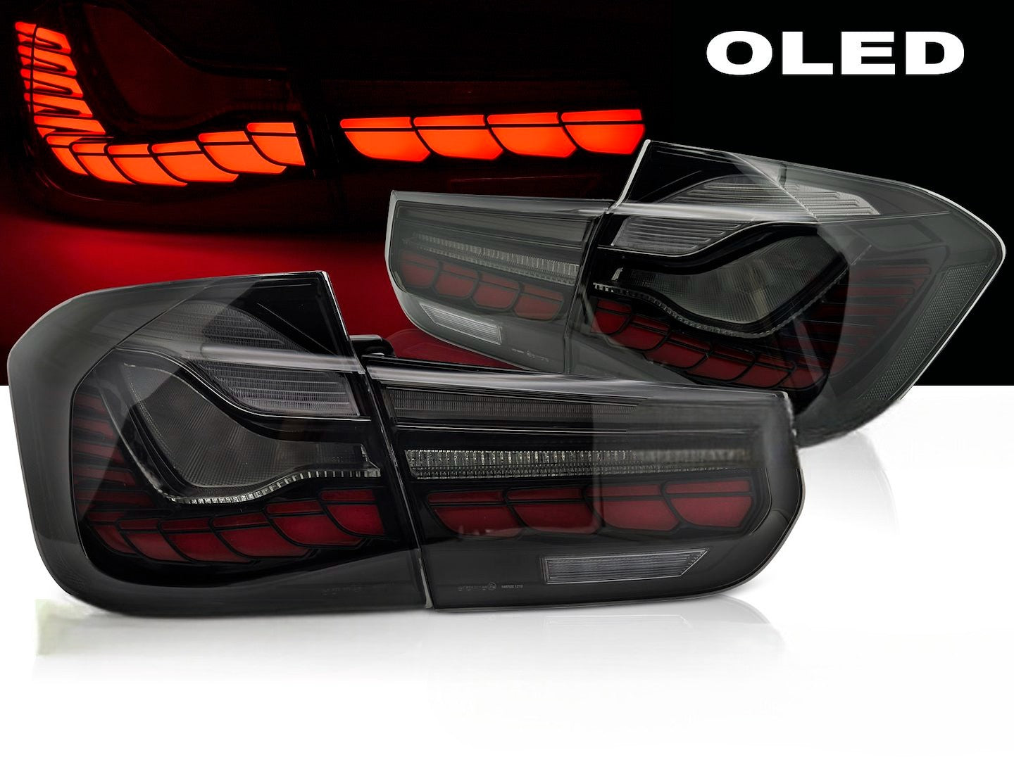 💫ART.6805 Fanale posteriore OLED fume adatto per BMW F30 2011-2018💫