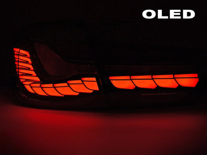 💫ART.6825 Fanale posteriore OLED rosso adatto per BMW F30 2011-2018💫
