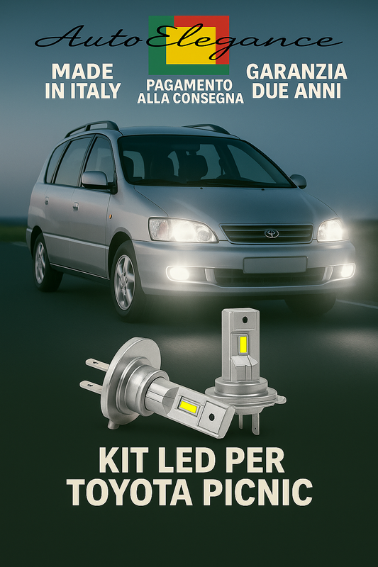 🔥Kit LED H7 6000K Bianchi per Anabbaglianti TOYOTA PICNIC🔥
