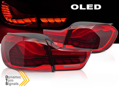 💕Fari Posteriori Adatto per BMW F32 F33 F36 F82 F83 13-21 OLED Rossi Seq💕