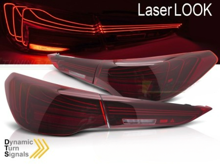 ⭐FANALI POSTERIORI A LED ROSSO SEQ LASER LOOK ADATTI PER BMW G22 G23 20-⭐
