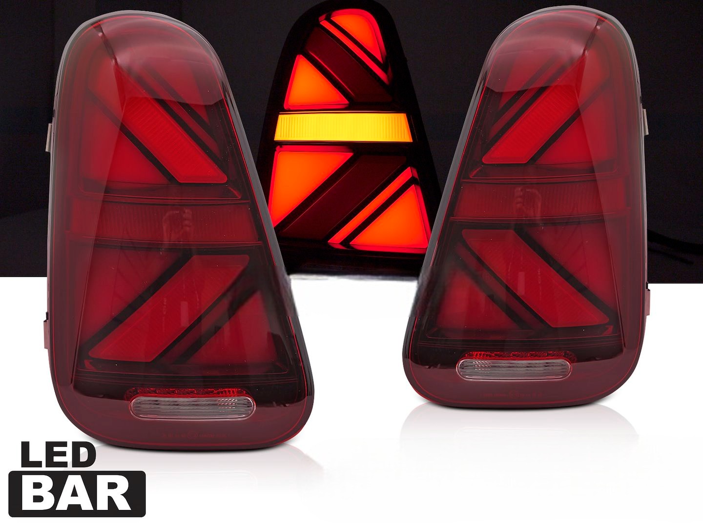 💫ART.6731 Fanale posteriore LED rosso adatto per MINI COOPER R50 R52 R53 2001-06💫