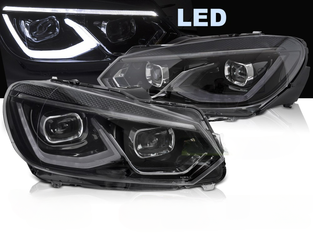 💕FARI FULL LED NERI per VW GOLF 6 08-13💕