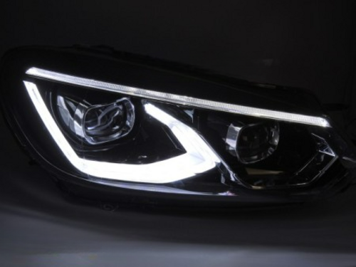 💕FARI FULL LED NERI per VW GOLF 6 08-13💕