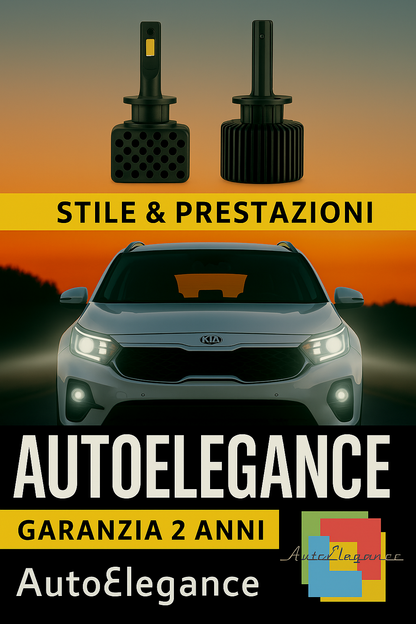 ⭐KIT LED D3S 6000K ANABBAGLIANTI PER KIA SPORTAGE – LUCE BIANCA POTENTE⭐