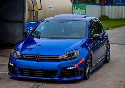 😍Lampade luci diurne LED DRL per VW Golf VI 08-12 R20😍
