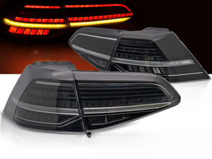 💫ART.5849 FARI POSTERIORI A LED FUME' LED SEQ per VW GOLF 7 2013-2019💫