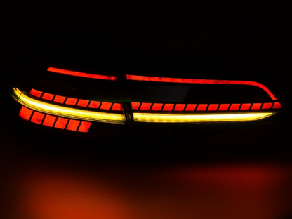 💫ART.5849 FARI POSTERIORI A LED FUME' LED SEQ per VW GOLF 7 2013-2019💫