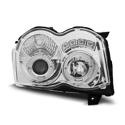 💫ART.6344 FARI 'OCCHI D'ANGELO' NERI per JEEP GRAND CHEROKEE 08-10 💫