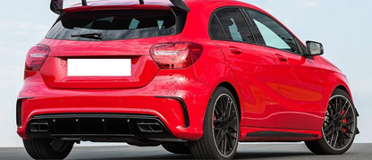 💫ART.6792 Terminali di Scarico 45 AMG Look per Classe A / CLA / GLA Cromati💫