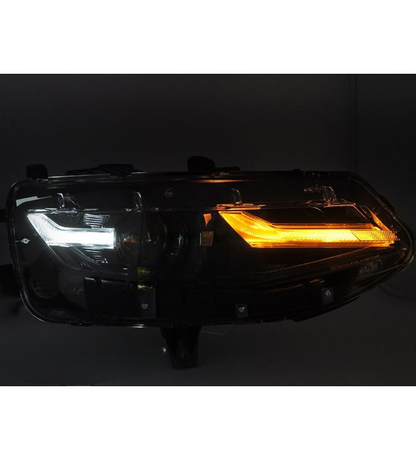 SPLITTER SUITABLE FOR VW GOLF 8 GTI GTD RLINE LOOK GLOSSY BLACK SPORTY DESIGN 
