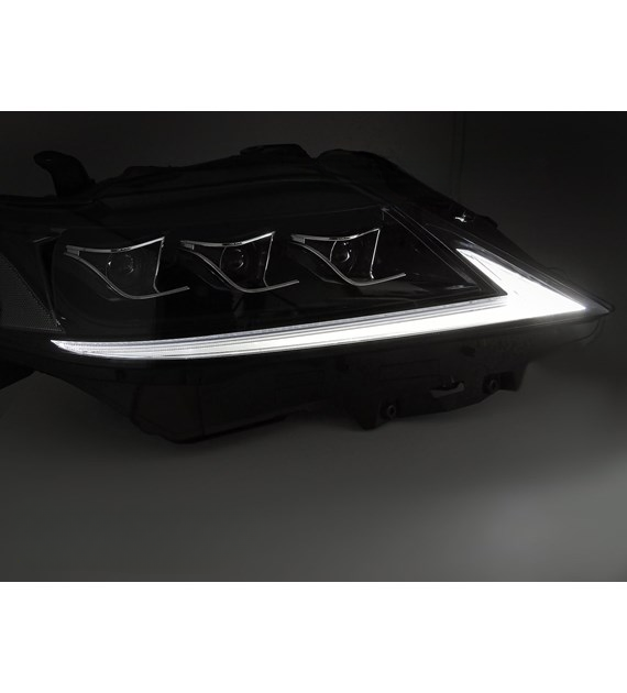 💕 Fari Anteriori Adatto per Lexus RX III 12-15 Full LED DRL Neri 💕
