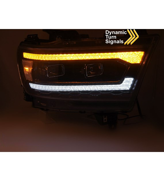 💕 Fari Anteriori Adatto per Dodge RAM 1500 2019-2022 Full LED DRL 💕