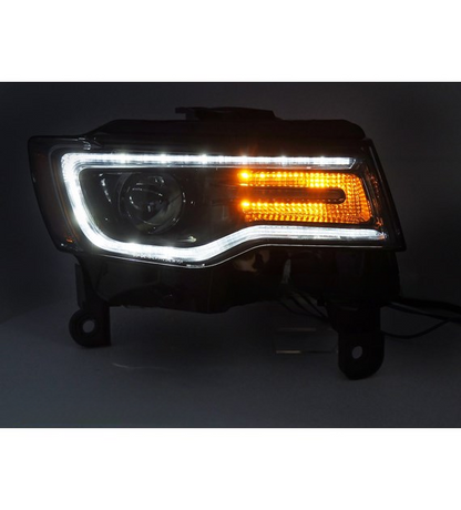 💕 Fari Anteriori Adatto per Jeep Grand Cherokee WK2 14-21 Full LED DRL 💕