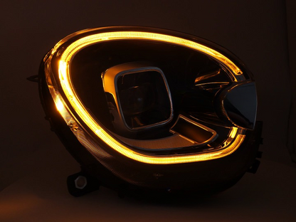 💕 Fari Anteriori Adatto per Mini Cooper R60 R61 10-16 Full LED DRL Tube Neri 💕