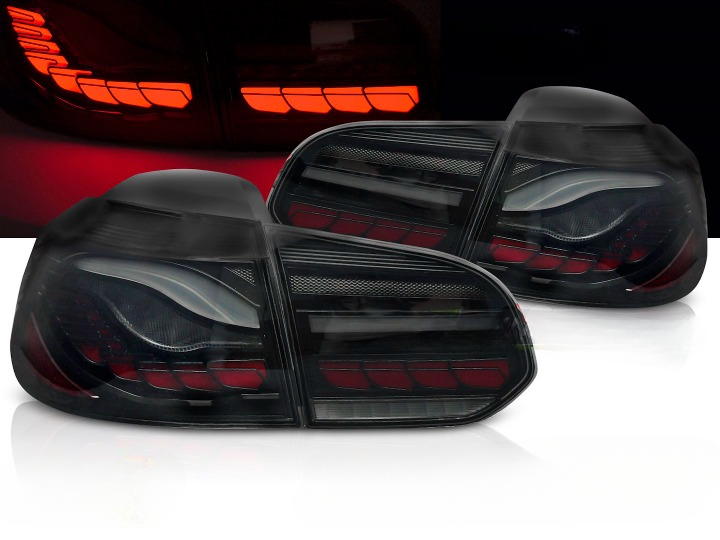 💫ART.5847 FARI POSTERIORI A LED FUME'  OLED per VW GOLF 6 2008-2013💫