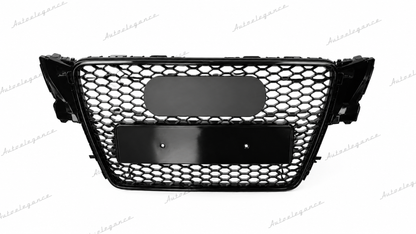 🔥ART.0604 GRIGLIA ADATTO PER AUDI A5 07-11 LOOK RS5 NERO (CON LOGO CROMATO)🔥