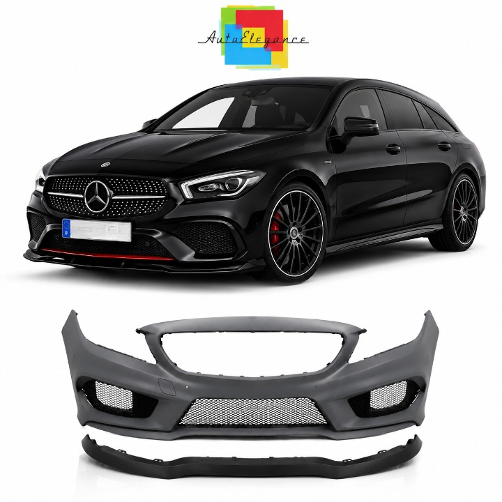 💕PARAURTI ANTERIORE MERCEDES CLASSE CLA W117 13-16 LOOK AMG A45 SRA💕