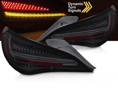 🤩Luci di coda a LED Seq Black Smoke Adatto Per Mercedes Cla C117 13-16 OE Bulb