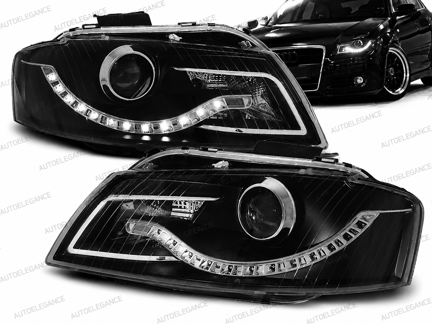 💫ART.6458 FARI DAYLIGHT NERI per AUDI A3 8P 05.03-03.08💫