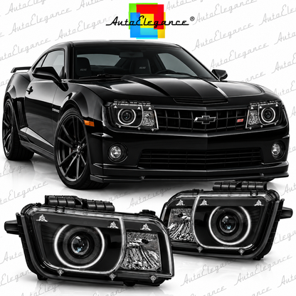 ART.5511 FARI ANTERIORI ADATTO PER CHEVROLET CAMARO 09-13 NERO