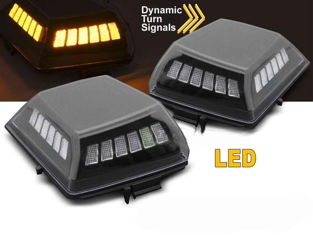 🤩FARI ANTERIORI A LED NERI SEQ ADATTO PER MERCEDES G-KLASA W464 18-🤩