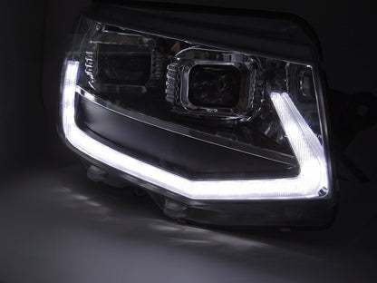 🤩FARI A LED TUBO LUCE CROMATI DRL SEQ ADATTO PER  VW T6 15-19🤩