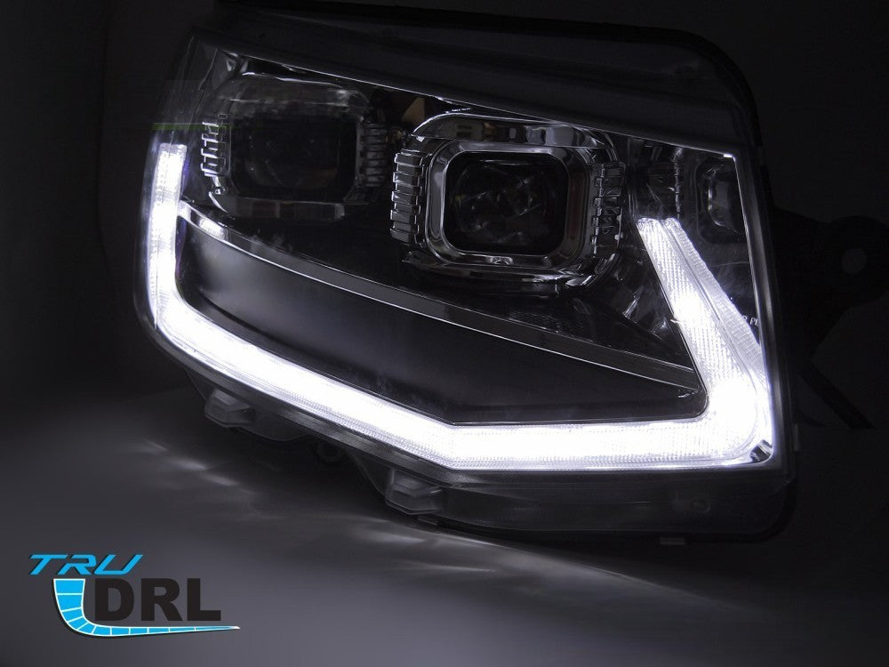 🤩FARI Anteriori A LED TUBO LUCE NERI DRL SEQ adatti per VW T6 15-19🤩
