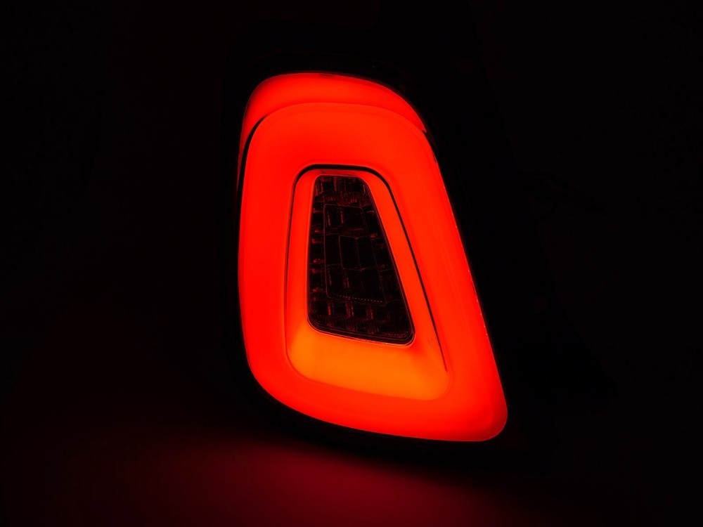 🤩Luci di coda a bianco LED Fumo Si Adatto Per FIAT 500 15-20🤩