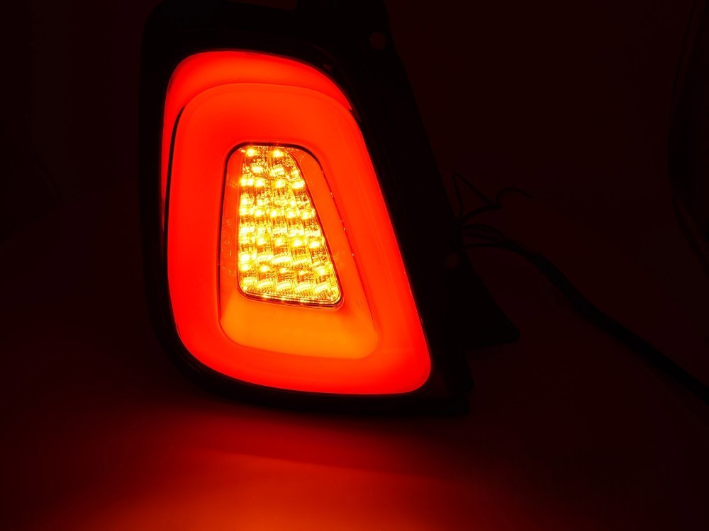 🤩Luci di coda a bianco LED Fumo Si Adatto Per FIAT 500 15-20🤩