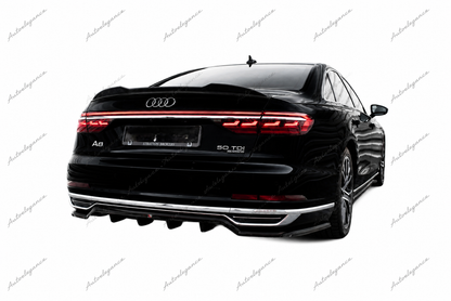 🔥ART.9824 SPLITTER POSTERIORE (CON BARRE VERTICALI) ADATTO PER AUDI A8 D5🔥