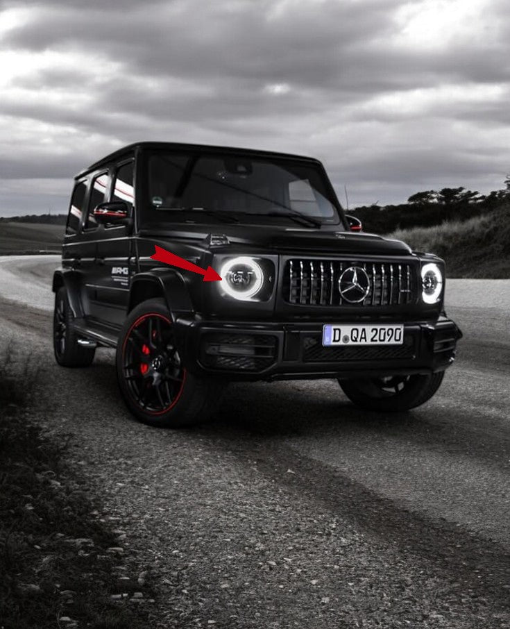 🤩Fari per Mercedes Classe G W463 1989-2012 Nero Bi-Xenon Look🤩