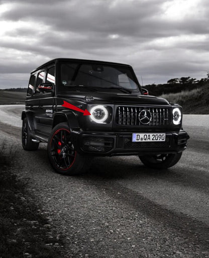 🤩Fari per Mercedes Classe G W463 1989-2012 Nero Bi-Xenon Look🤩