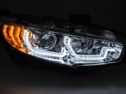 💕FARI A LED CROMATI DRL SEQ per HONDA CIVIC X 16-21💕