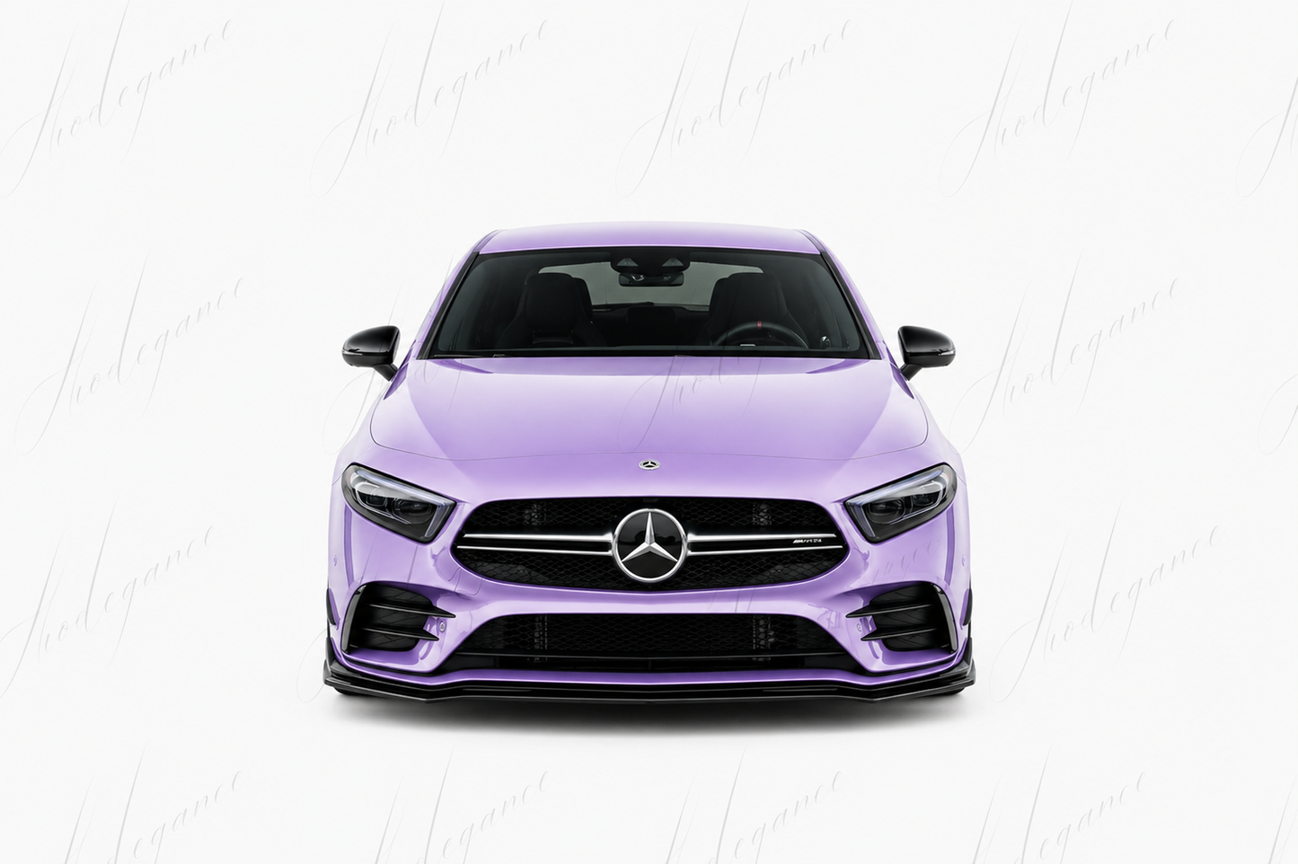 🔥ART.0066 SPLITTER ADATTO PER MERCEDES CLASSE A W177 AMG NERO LUCIDO🔥