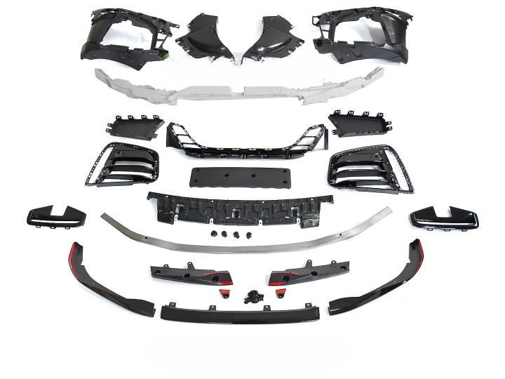 💫ART.5810 PARAURTI ANTERIORE PERFORMANCE STYLE PDC per BMW G22 G23 2020+ 💫