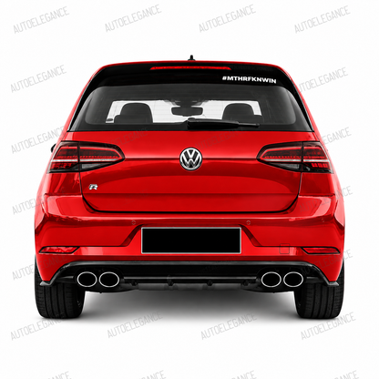 💕ART.0348 DIFFUSORE VW GOLF 7.5 2+2 NERO LUCIDO 💕