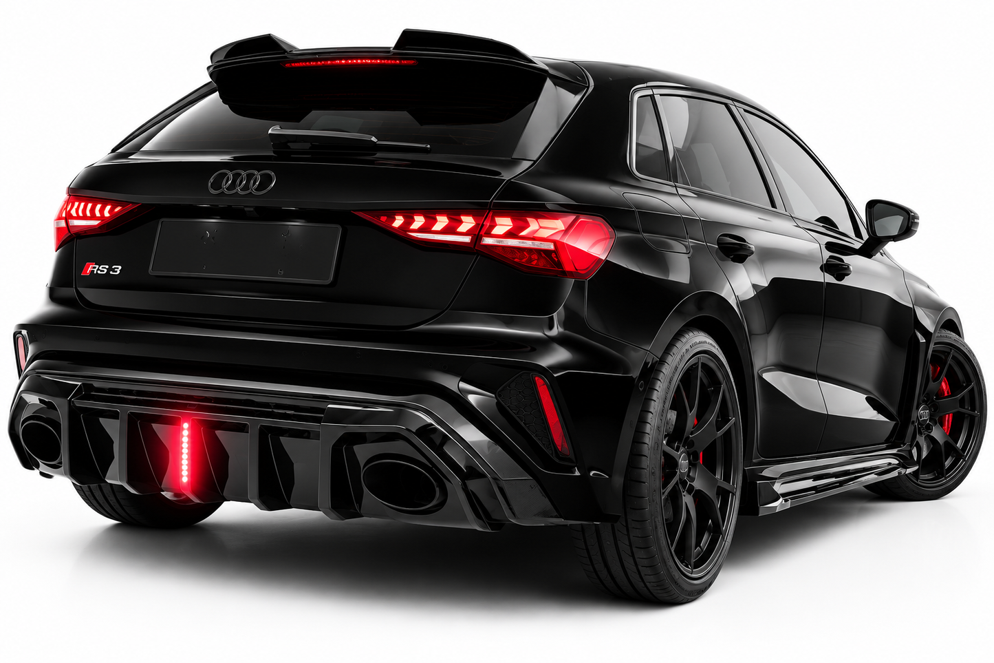 💕ART.10283 DIFFUSORI CON  LED Audi RS3 Sportback 8Y Facelift💕