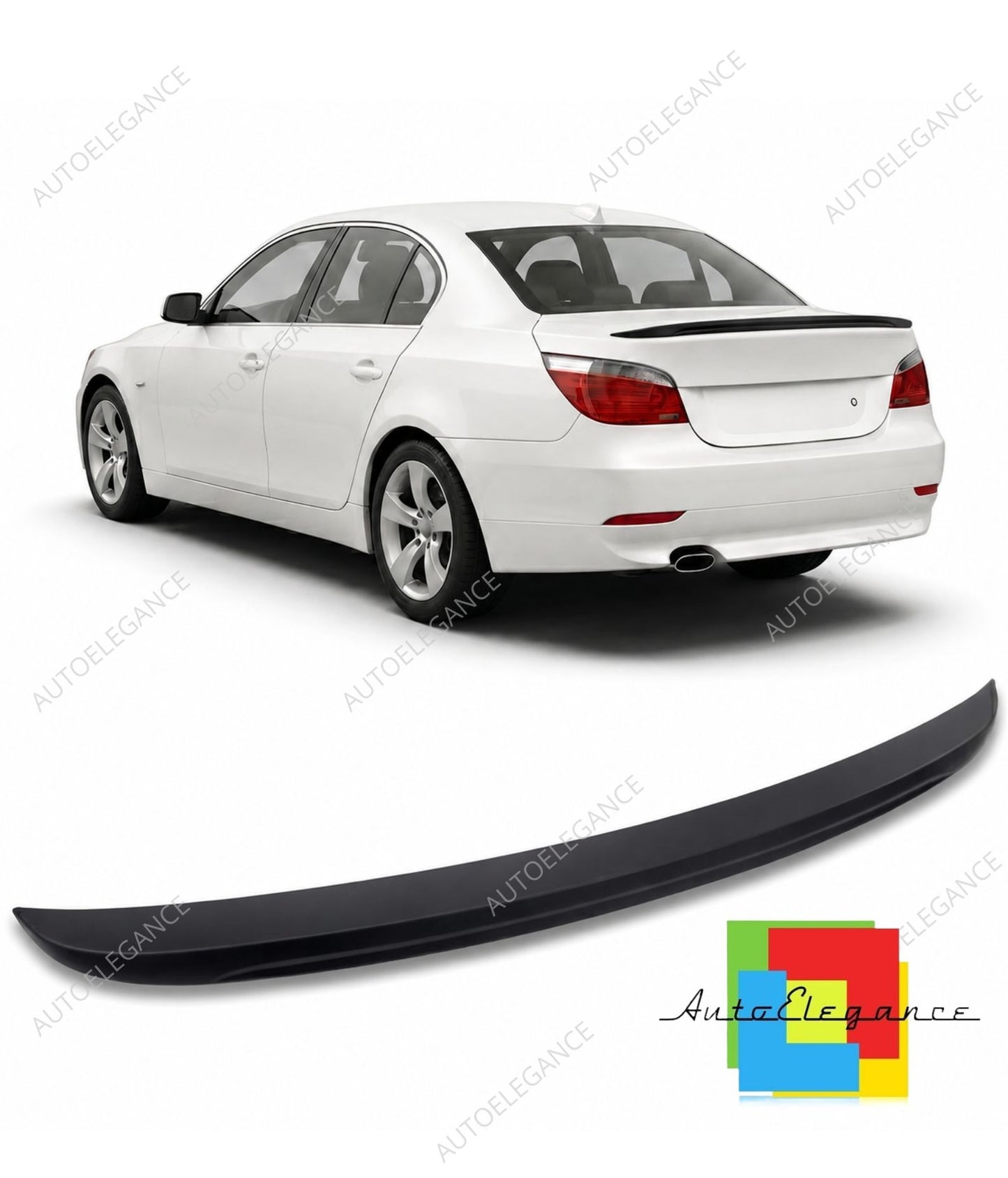 👉Spoiler posteriore bagagliaio Nero Opaco per BMW Serie 5 E60 Berlina 01-10👈