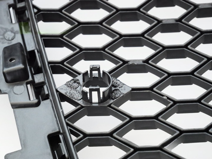 💫ART.6013 GRIGLIA SPORTIVA NERA LUCIDA PDC per AUDI A3 2008-2012💫