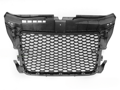 💫ART.6013 GRIGLIA SPORTIVA NERA LUCIDA PDC per AUDI A3 2008-2012💫