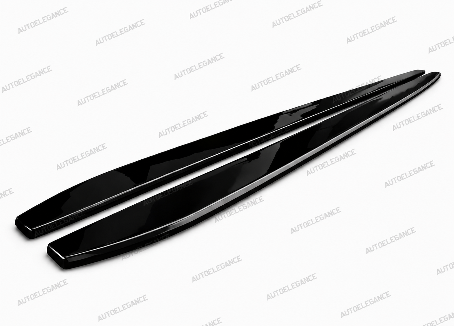 💫ART.9884 SOTTO MINIGONNE NERO LUCIDO PER SEAT LEON 5F 2012+ 💫