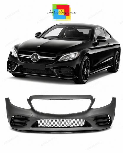 💕PARAURTI ANTERIORE MERCEDES CLASSE C W205 18-21 LOOK AMG💕