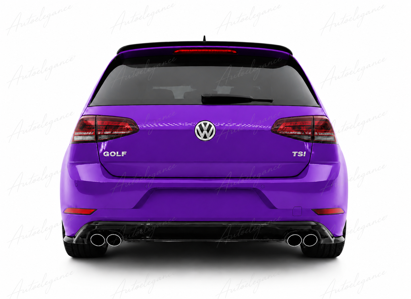 🔥ART.0348 DIFFUSORE ADATTO PER VW GOLF 7.5 2+2 NERO LUCIDO🔥