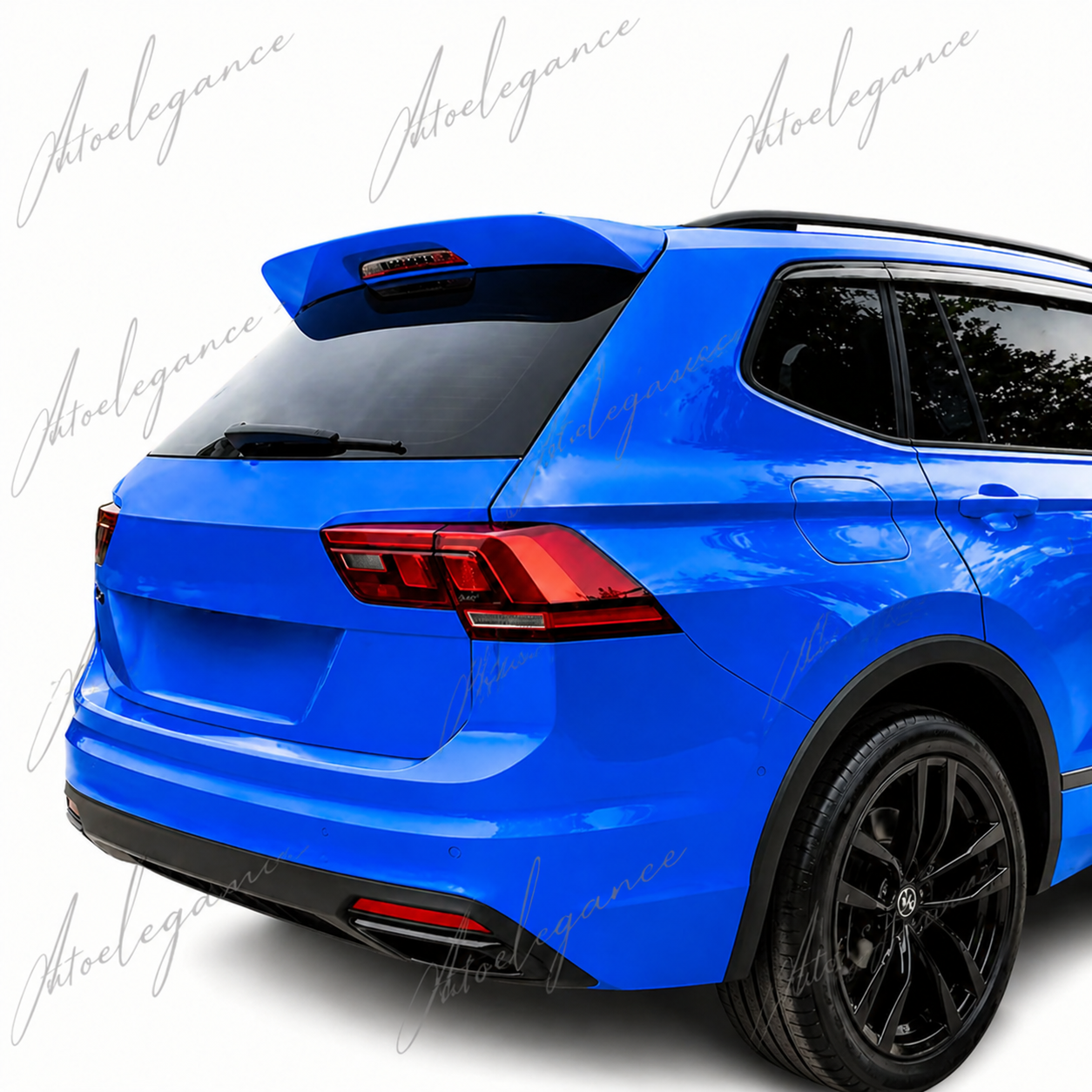 🔥ART.9728 SPOILER POSTERIORE PER TETTO VW TIGUAN NERO LUCIDO IN ABS / 16 -20🔥