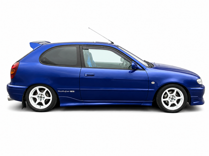👉Gonne Laterali Toyota Corolla E11 MK8 3 Porte (95-00) ABS Nero Lucido👈